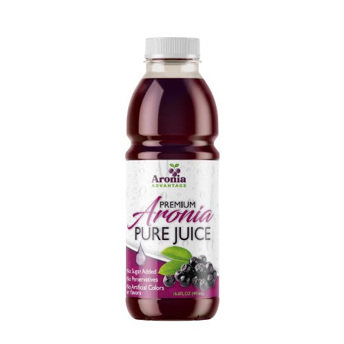 Aronia Berry 100% Pure Juice - 8 Pack
